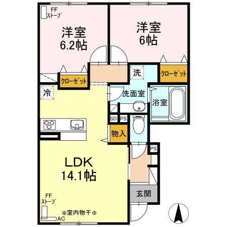  間取り図写真