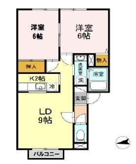 アーヴァン８４（201） 間取り図画像