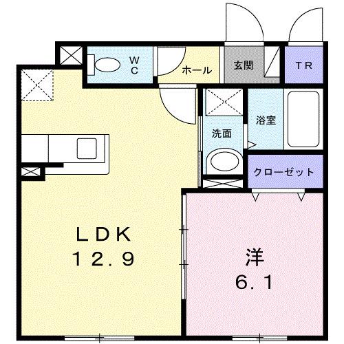 ポルトボヌールＳ（203） 間取り図画像