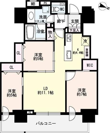  間取り図写真