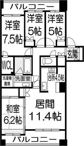  間取り図写真