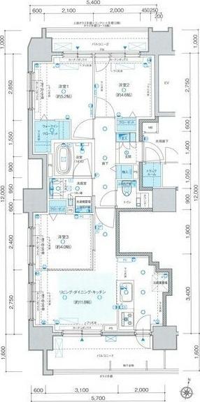  間取り図写真