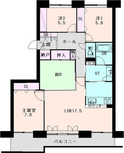  間取り図写真