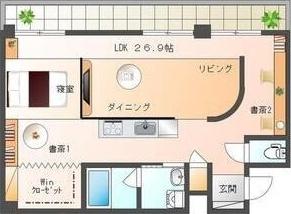  間取り図写真