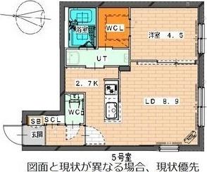  間取り図写真