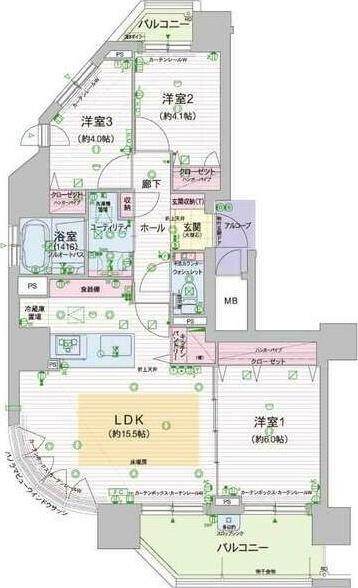  間取り図写真