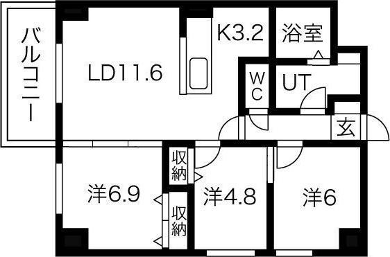 MODENA近代美術館 間取り図画像