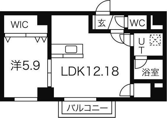 ソールタワー大通 間取り図画像