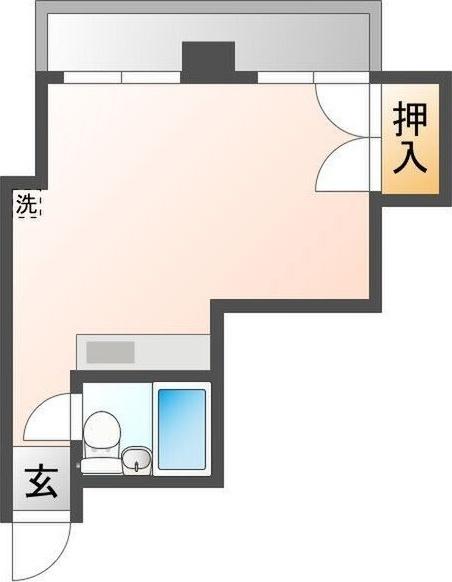 コーポ幌北 間取り図画像