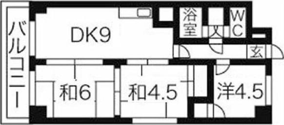 グランドパレス啓明 間取り図画像