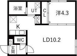 HERO　YAMAHANA1 間取り図画像