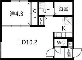 HERO　YAMAHANA2 間取り図画像
