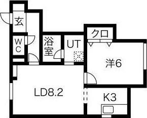 イーストディア 間取り図画像