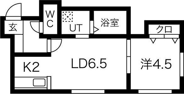 グランディール円山 イースト 間取り図画像