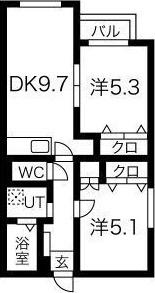 NEST円山 間取り図画像