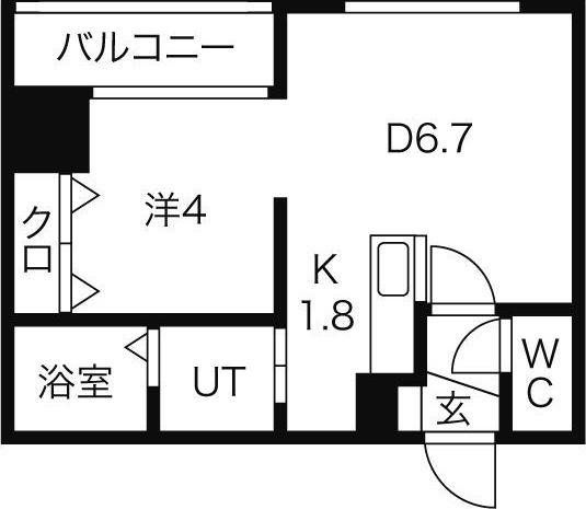 レジデンスタワー札幌 間取り図画像