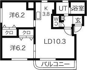 アトレ福住 間取り図画像