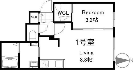 LIISA円山裏参道 間取り図画像