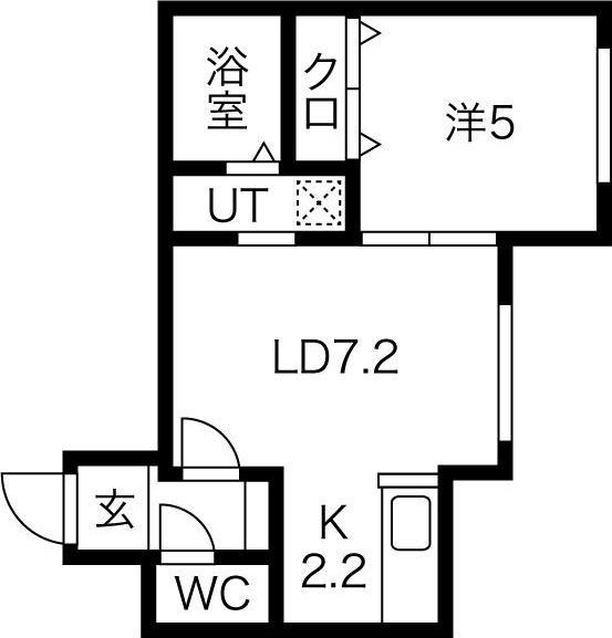stella fissa shinsapporo(ステラフィッサ新札幌) 間取り図画像