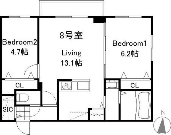 Augusta伏見 間取り図画像