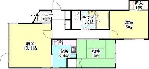 ヴァトンヒルズ宮の森 間取り図画像