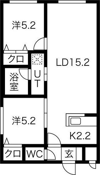 プルミエール山鼻南 間取り図画像