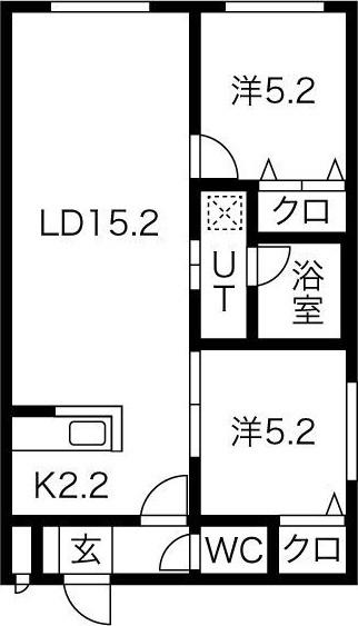 プルミエール山鼻南 間取り図画像
