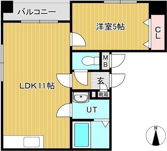 サンライズ山本III 間取り図画像