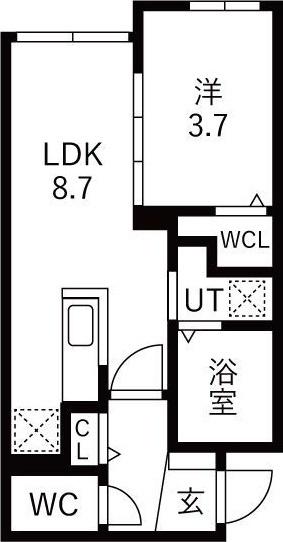 ONE STAGE麻生(ワンステージアサブ) 間取り図画像