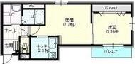 アビタN37 間取り図画像