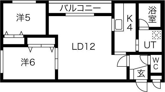 毘沙門天 間取り図画像