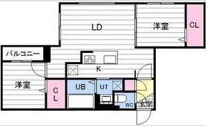 Carrera平岸2nd 間取り図画像