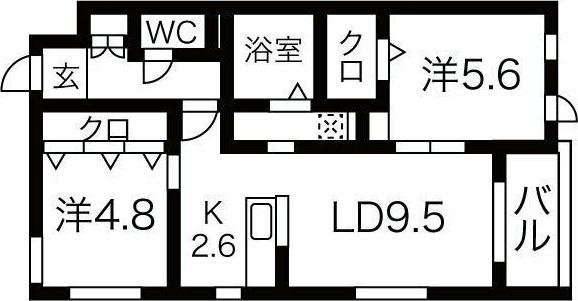 フィオラノセレッソ 間取り図画像