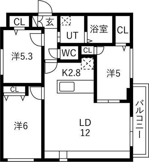 J-CITY.STELLA 間取り図画像