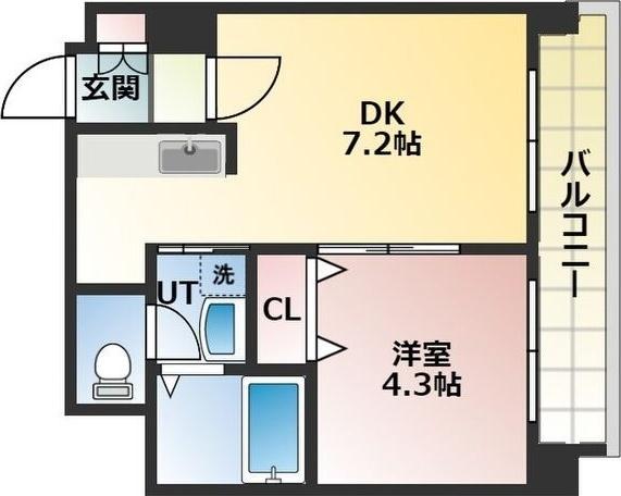 フランセジュール北20条 間取り図画像