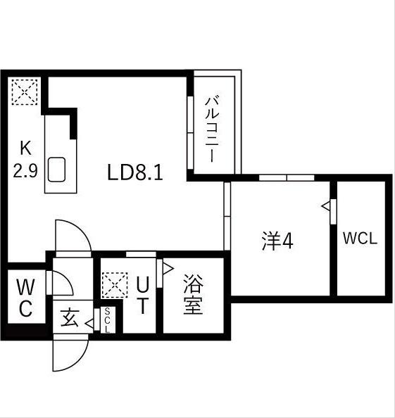 ブランシャールKAI(カイ)幌平橋 間取り図画像