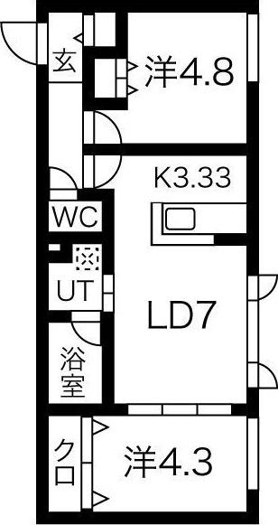 バイオレットヴィラ 間取り図画像
