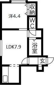 ヴェルデュール東 間取り図画像