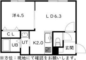 GRAN　BACH麻生(グランバッハ麻生) 間取り図画像