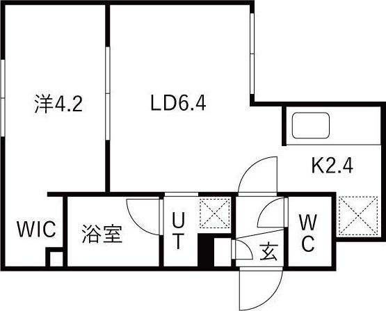 Activat元町(アクティベイト)　仮) 北25条東16丁目MS 間取り図画像