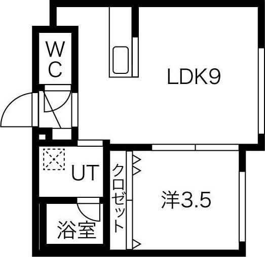 グランマーチ中島公園 間取り図画像