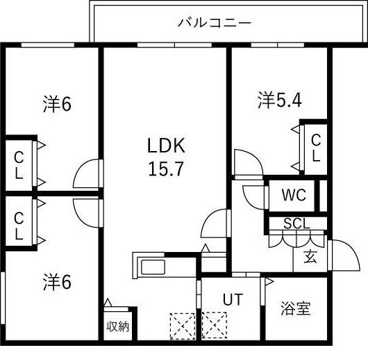 ZABO HILLS MIKAHO 間取り図画像