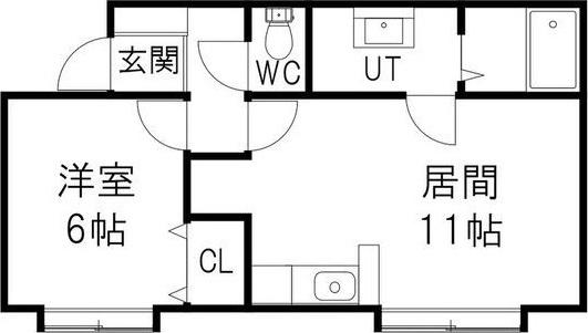 S.Uハイツ 間取り図画像