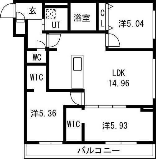 GEレジデンスFUKUZUMI 間取り図画像