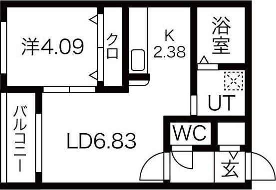 タルト南郷 間取り図画像