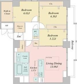 S-RESIDENCE大通公園admirio 間取り図画像
