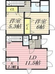 アルザス 間取り図画像
