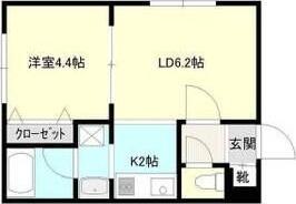 コムフォート南平岸 間取り図画像