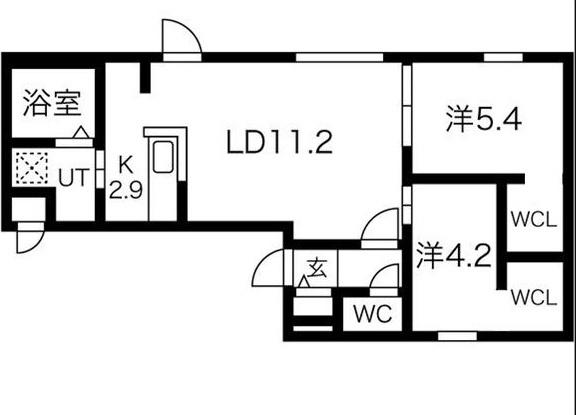 PIEDRA NAKANOSHIMA(ピエドラ　ナカノシマ) 間取り図画像