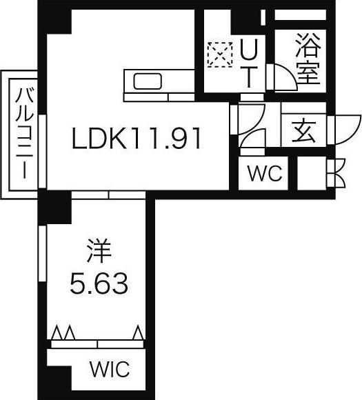ソールタワー大通 間取り図画像